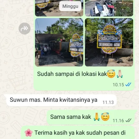 Pengiriman Papan Bunga Duka Kepatihan Tirtoyudo