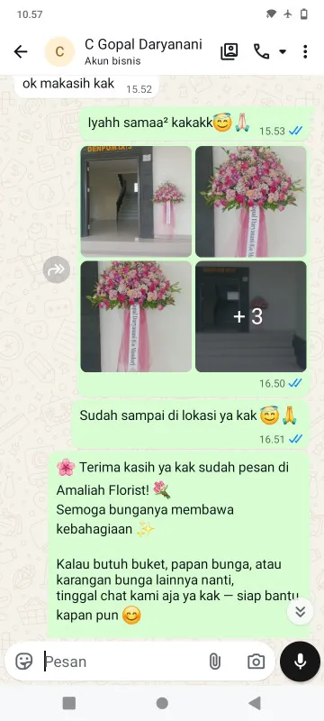 Pengiriman Karangan Bunga Kepatihan Tirtoyudo